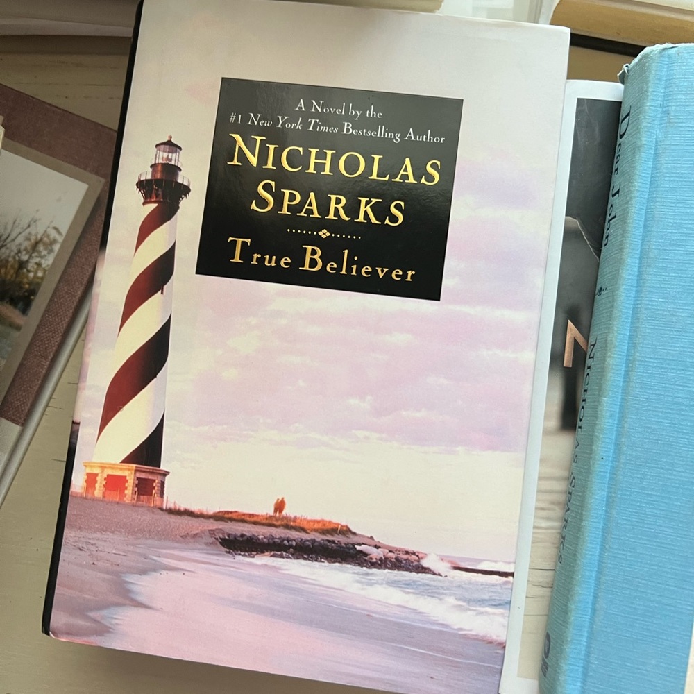 Nicholas Sparks 'True Believer' Hardcover Book